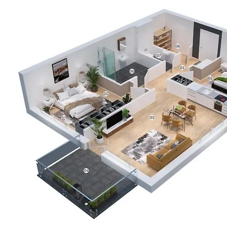 Apartment Modernes Mit Balkon Nahe Stadion Und Woerthersee